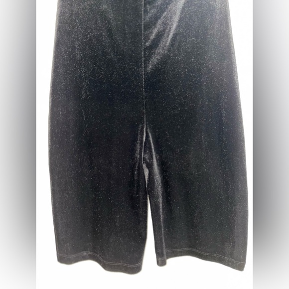 Velour Strapless Jumpsuit - Picture 3 of 12